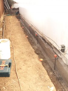 Tarango Foundation repairs - under way