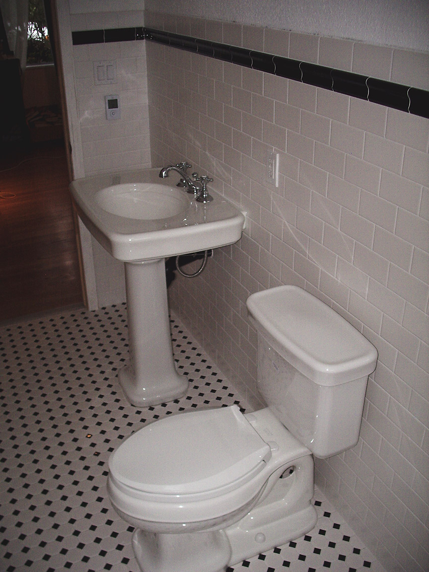 Subway Tile in Master Bath