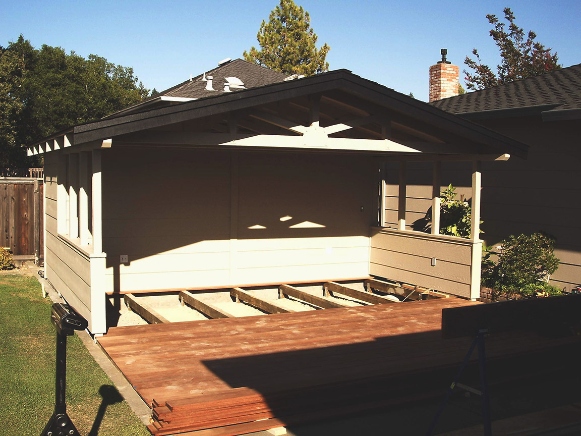 Deck Pergola Shed - PROGRESS