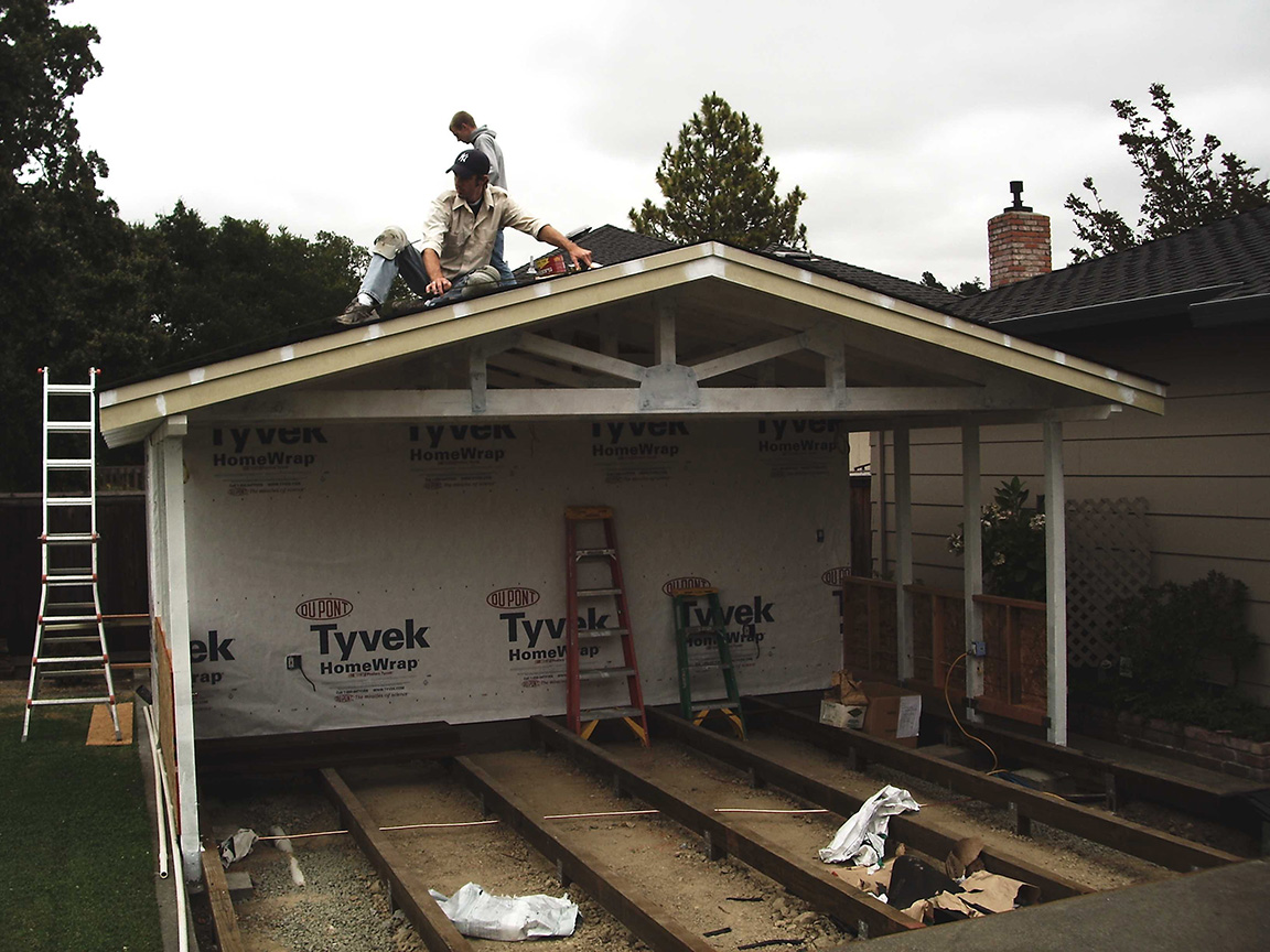 Deck Pergola Shed - PROGRESS