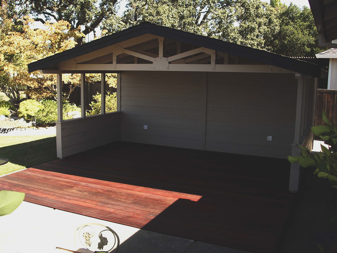 Deck Pergola Shed