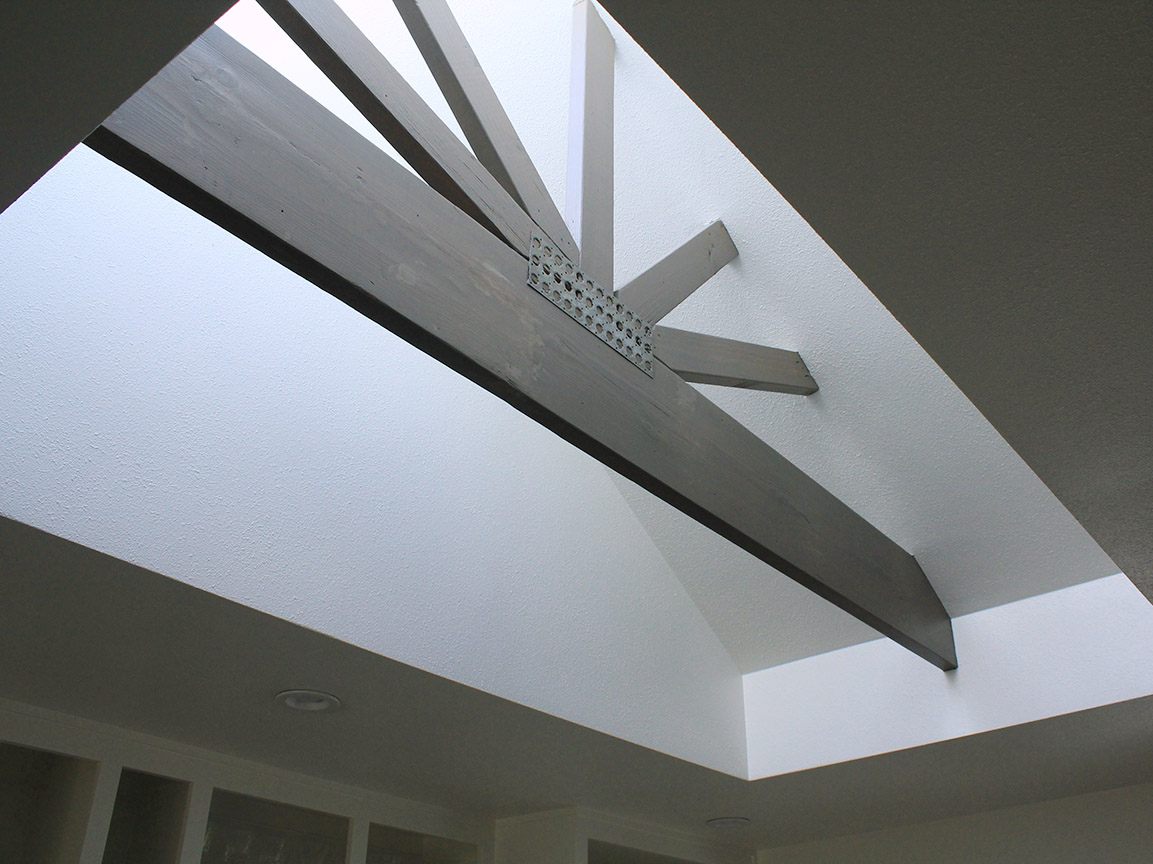 Oak Mesa Kitchen remodel skylight