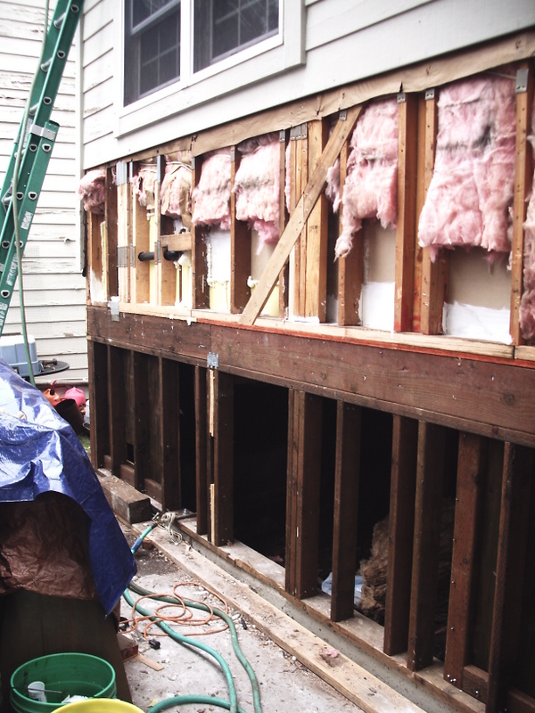 Annadel Rotted floor structure replaced