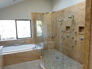 Remodeled Shower panel wall