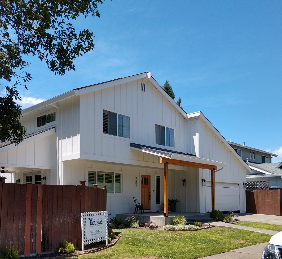 Exterior entry remodel