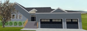 Ardyce PROPOSED Roof eaves and gables added