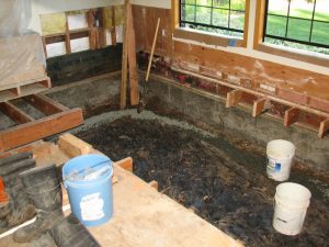 Appaloosa repair and drainage from under home