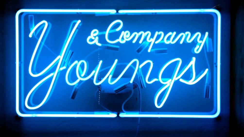 Neon-sign- Youngs & Company - Contracting - Remodeling