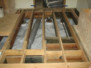 Appaloosa repair and drainage from under home
