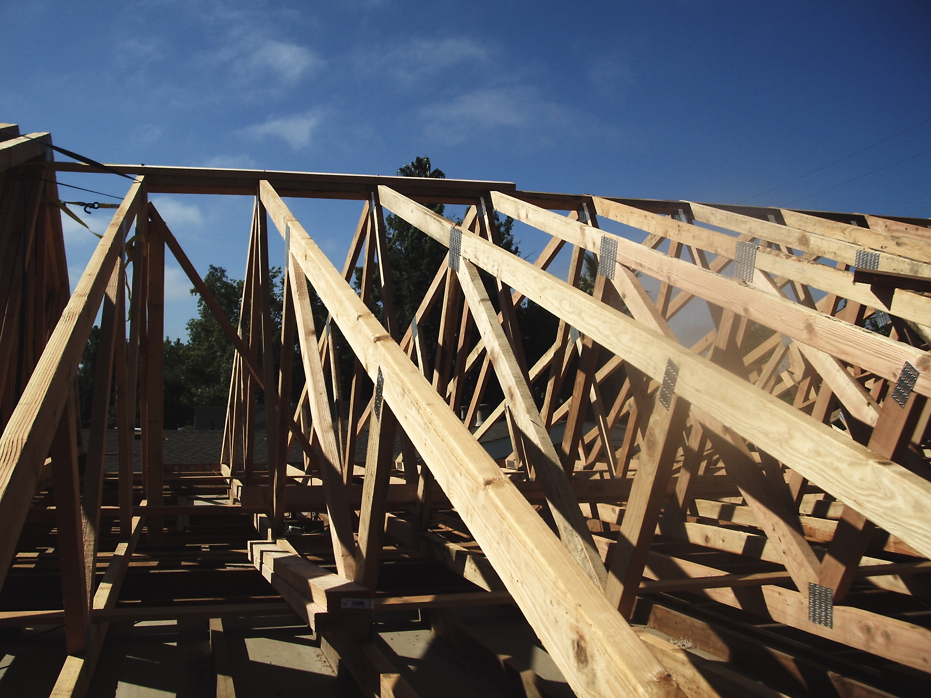 Benicia Dr New roof framing
