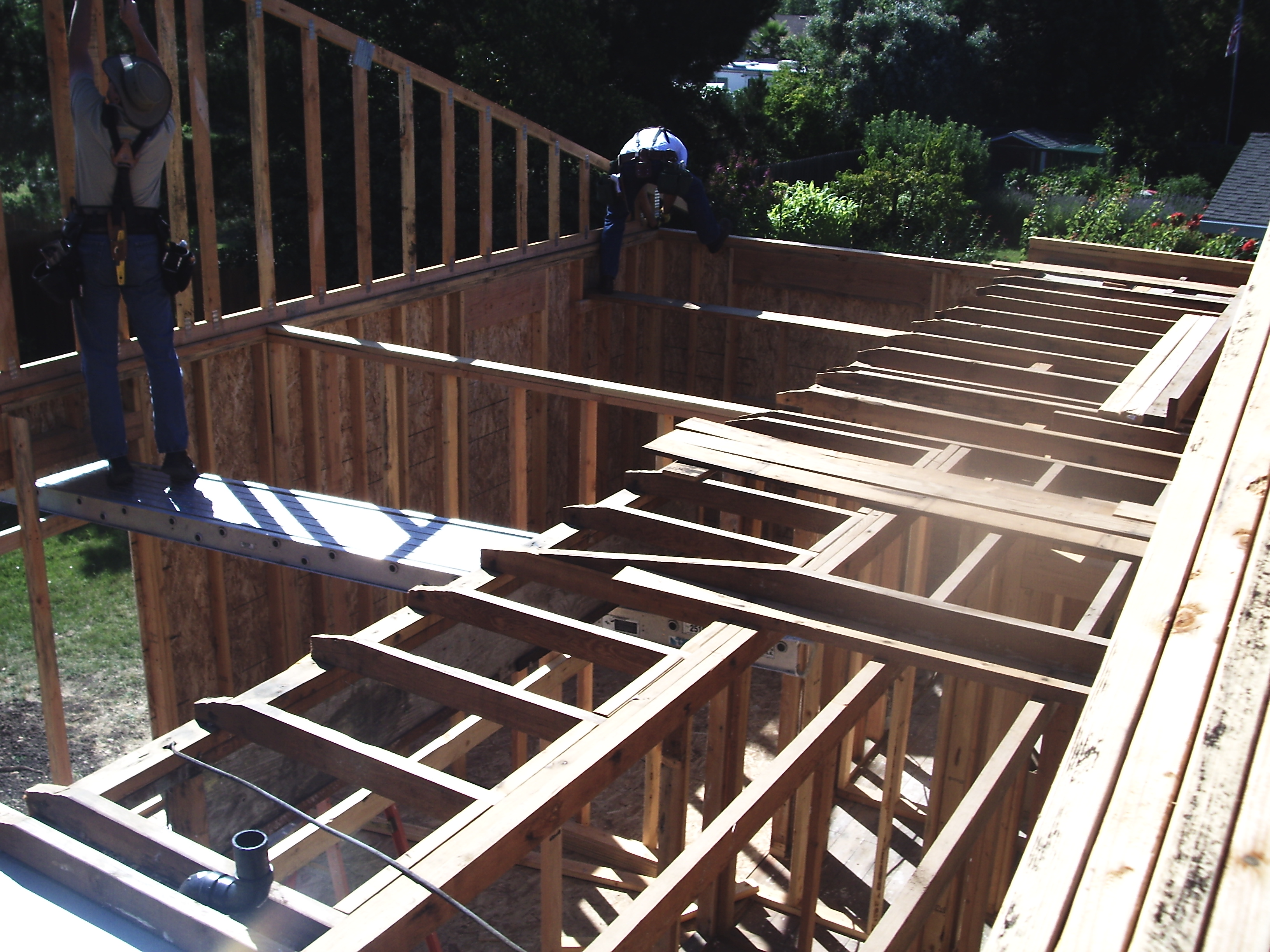 Benicia Dr New roof framing