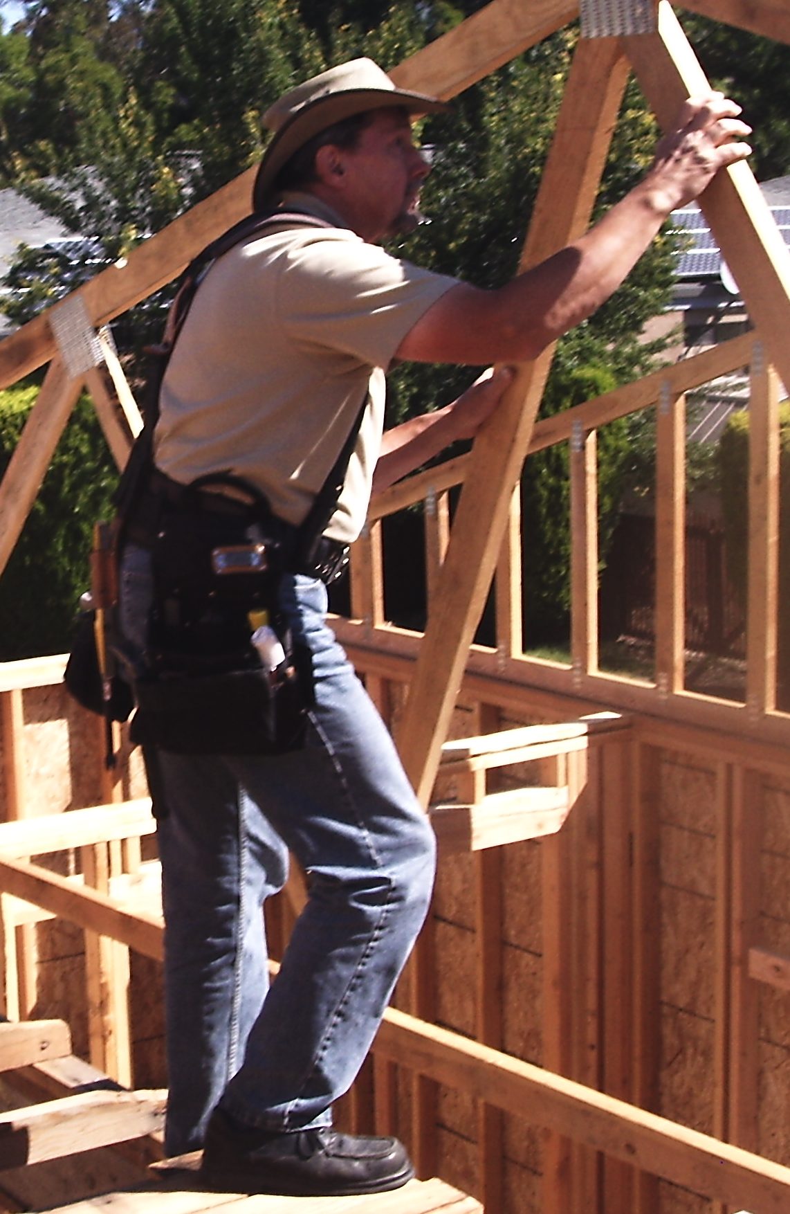 Benicia Dr New roof framing
