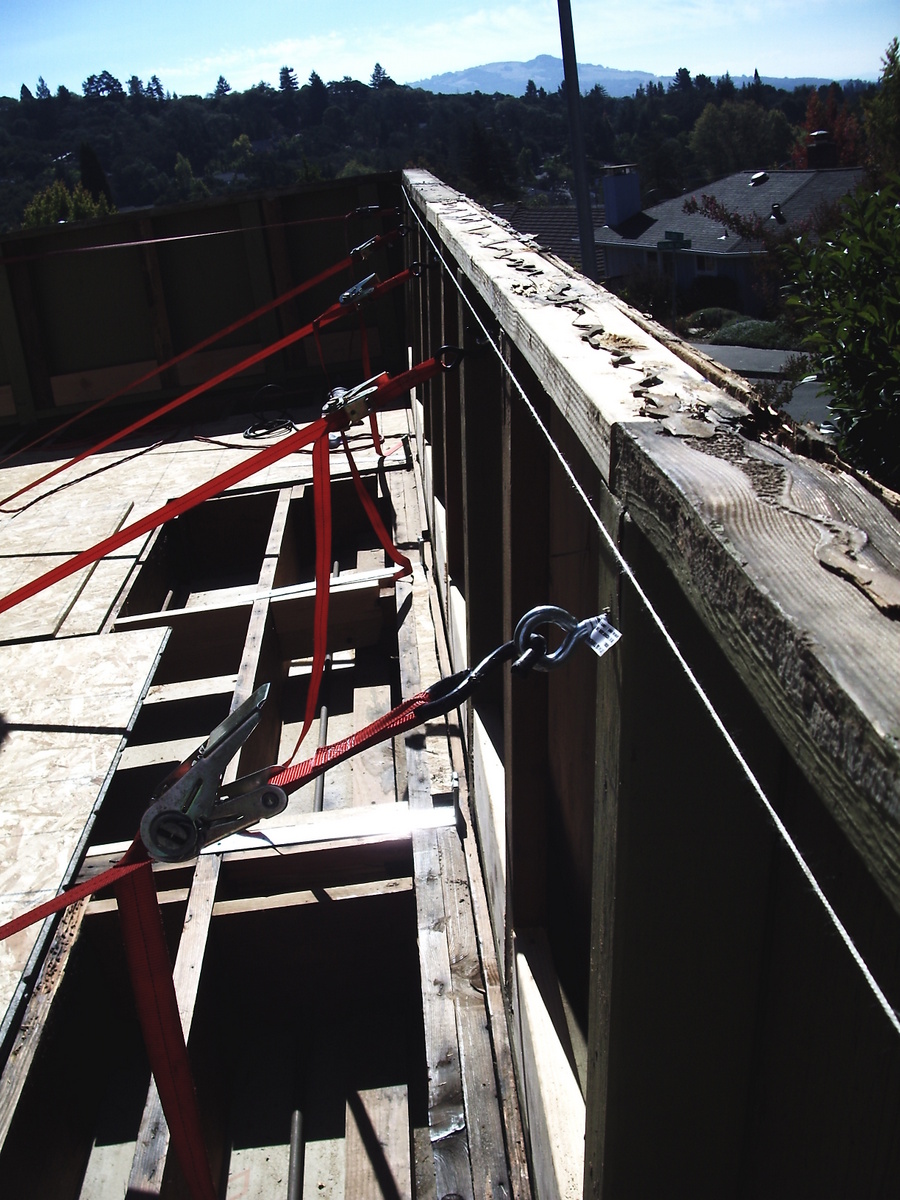 Hidden Vly - Repair of deck rail and framing - retro 1970s