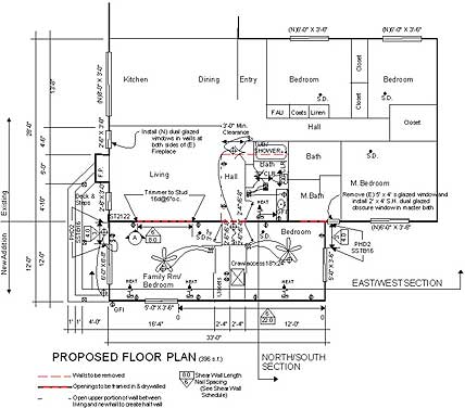 Remodel Proposed Floor Plan