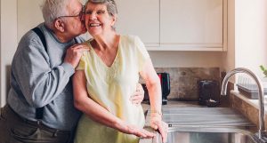 Seniors in kitchen